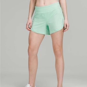 Track that Mid-Rise Lululemon shorts